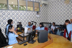 TRAINING PENINGKATAN KUALITAS SDM LPPL RADIO PUBLIK MIMIKA BERSAMA LPP RRI JAYAPURA DI TIMIKA