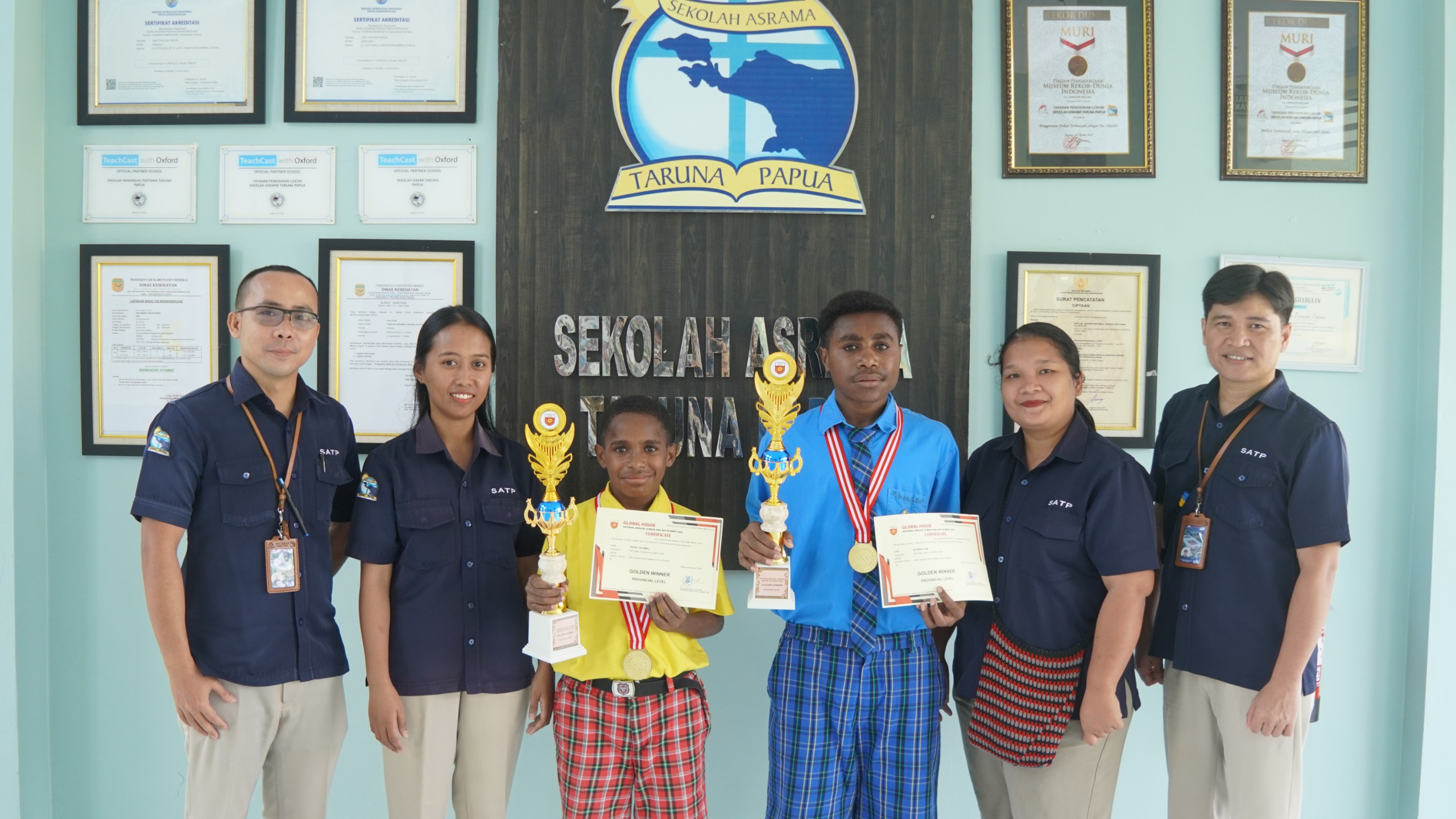 DUA SISWA SATP SUKSES RAIH JUARA PERTAMA DI OLIMPIADE NASIONAL GLOBAL HOUSE 2025